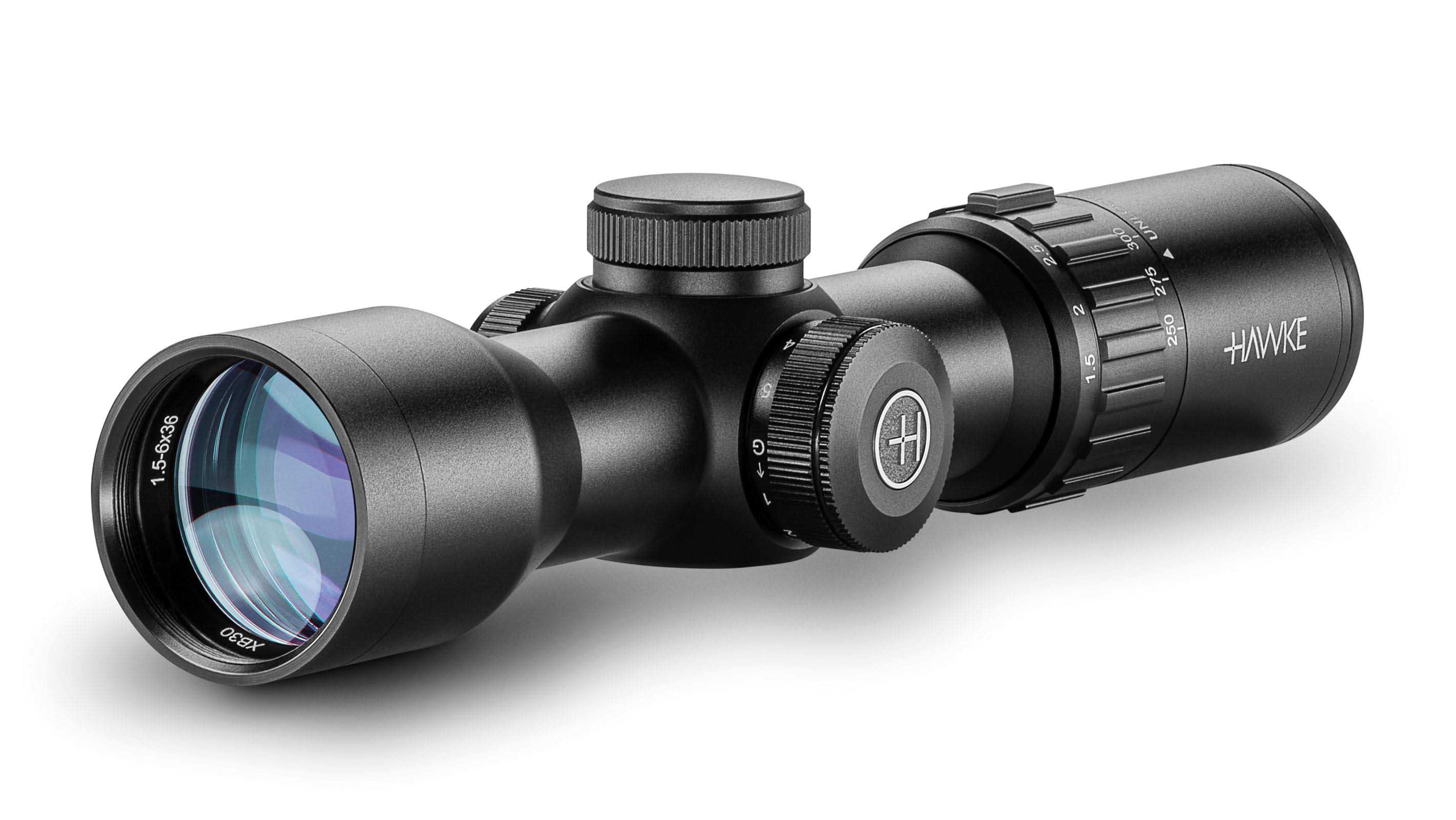 61014 Black Hawke Sport Optics Flip Up Covers 36mm Objective