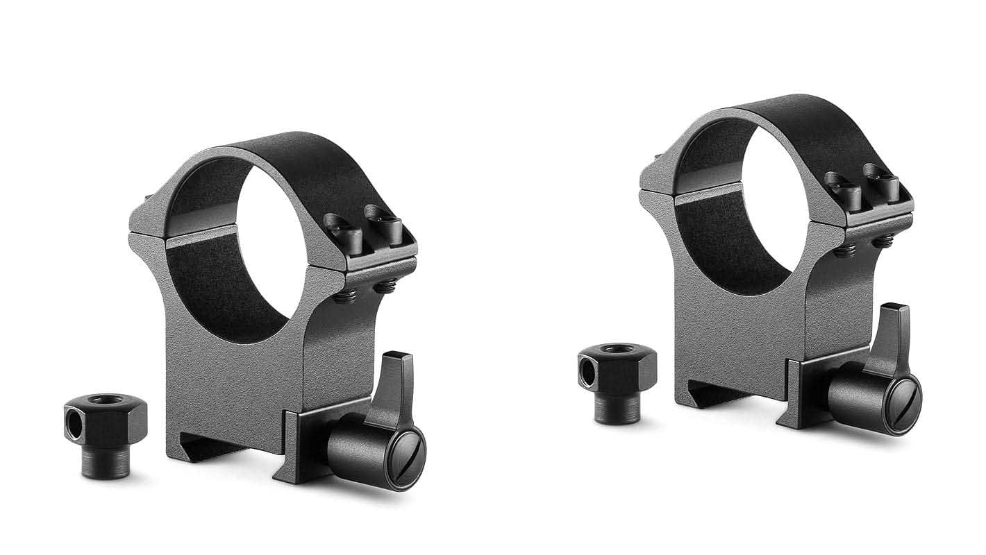 Hawke Professional Steel Ring Mounts 30mm 2 Piece Weaver High