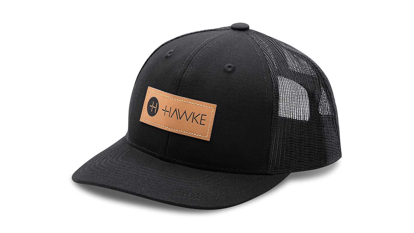 Snapback Cap (Trucker Style) Black